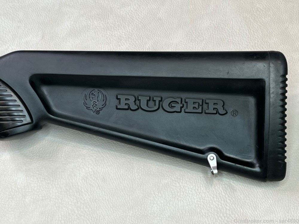 Ruger M77 MKII Stainless 7mm Rem Mag Zytel Paddle Stock w/Rings Made 1997-img-9