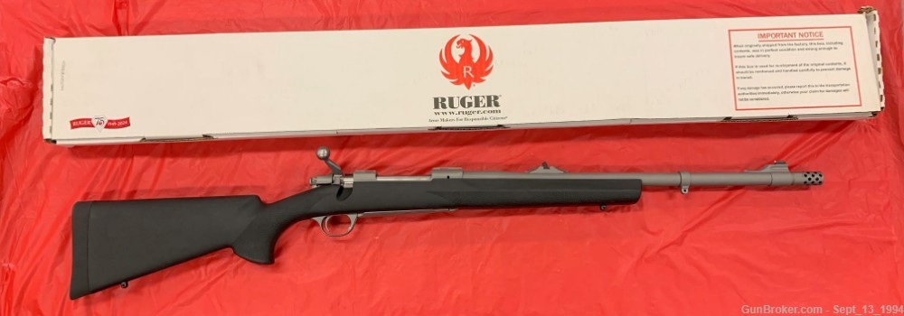 Ruger M77 Hawkeye Alaskan .375 Ruger - SKU 57100 Stainless In Box !-img-1