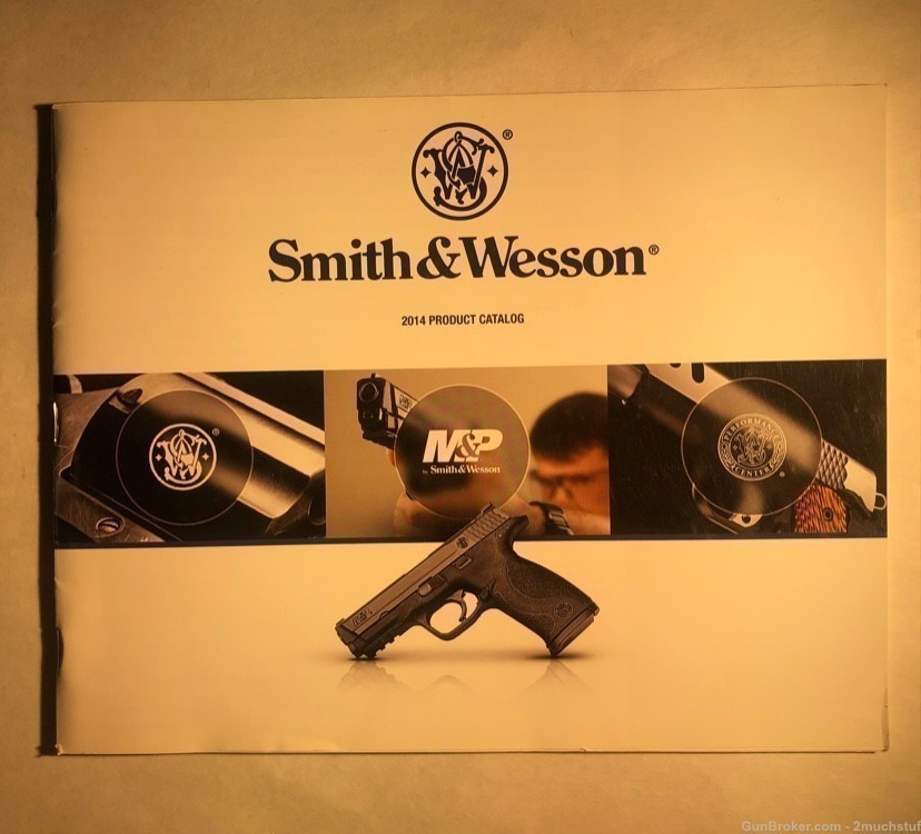 Perfect Condition SMITH & WESSON 2014 S&W 76 Page Product CATALOG M&P 15T &-img-0