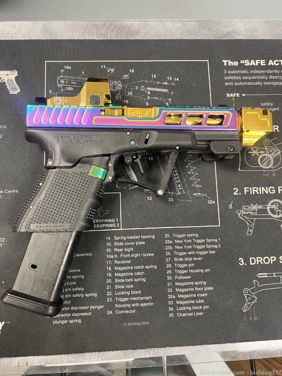 Rare Glock 19 (Folding Custom)-img-10