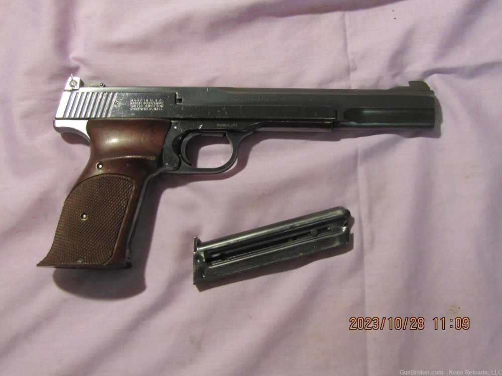 Smith & Wesson, mdl. 41, 7 inch target model, VG-Ex-img-0
