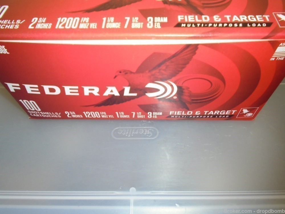 100 RDS FEDERAL NEW PRODUCTION 12 GA 2 3/4"-img-2