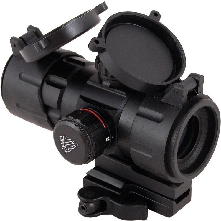 UTG Red Green Dot Sight w/ QD Picatinny Mount fits S&W M&P Ruger AR556 AR15-img-1