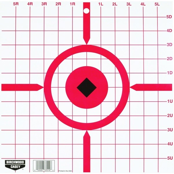 BIRCHWOOD CASEY Rigid 12in Crosshair Sight-In 10 Targets (37210)-img-1