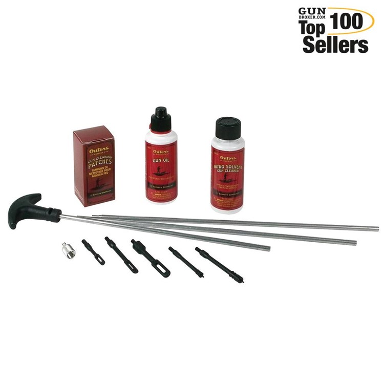 OUTERS Standard 40 thru 45 Cal 10mm Pistol Cleaning Kit (96418)-img-0