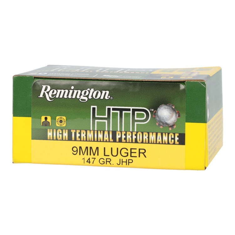 REMINGTON High Terminal Performance 9mm 147Gr JHP 20rd Box Ammo (28295)-img-3
