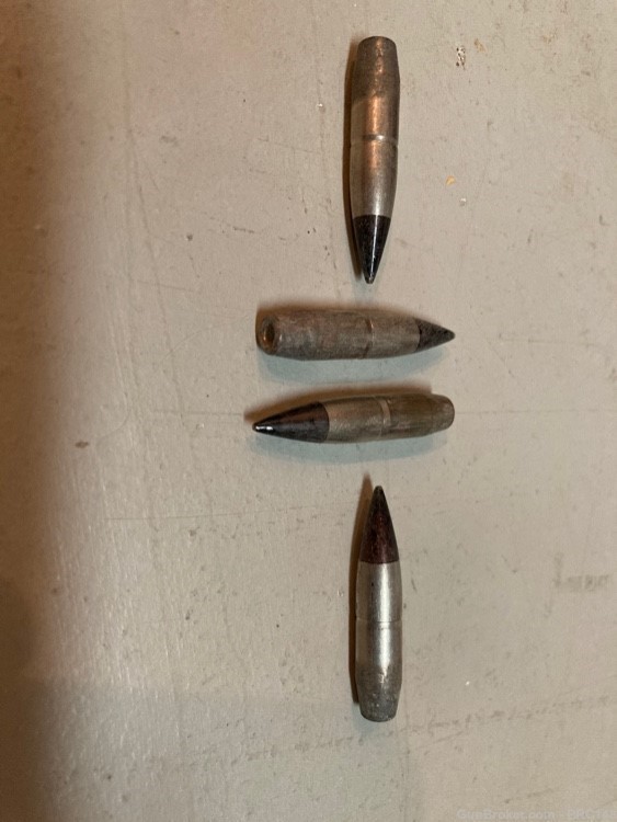 10 - 7.65 mm (.312) Argentine Mauser pulled Spotting Smoke Bullets-img-1