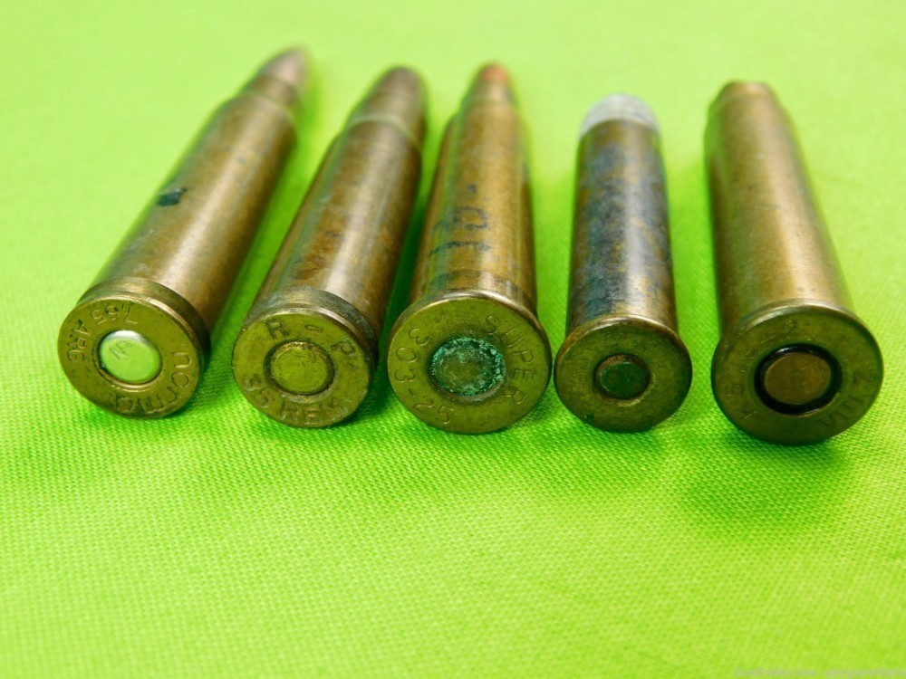 Collector's Lot 10 Round Vintage Antique US Rifle Ammo M-img-2