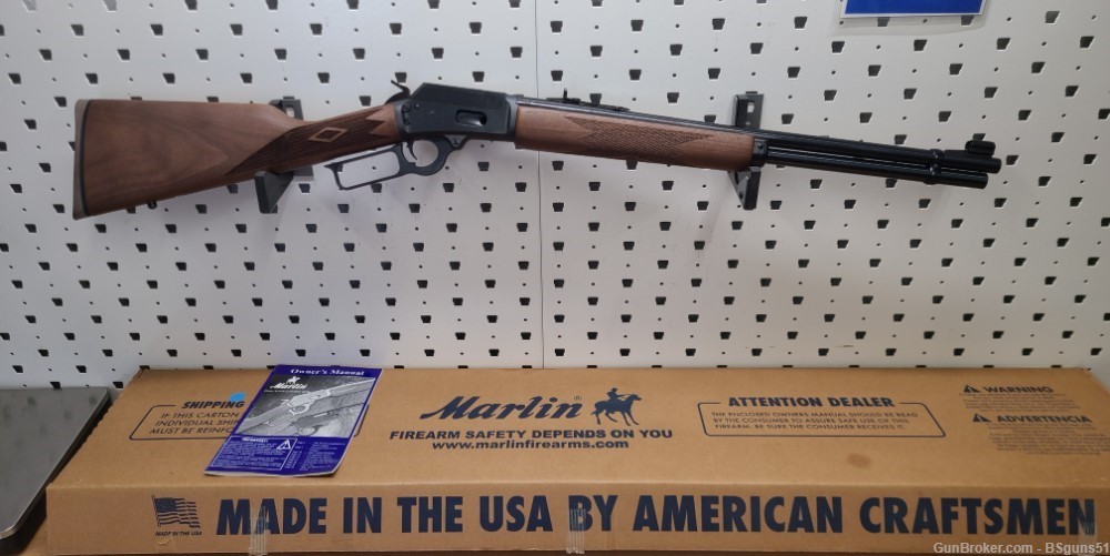 Marlin 1894 45 Long Colt 45lc 20" Blued Walnut Round Barrel Unfired In Box-img-0