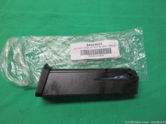 Sig Sauer Magazine for Model P229 Pistol 357Sig 40S&W New 12Rd-img-8