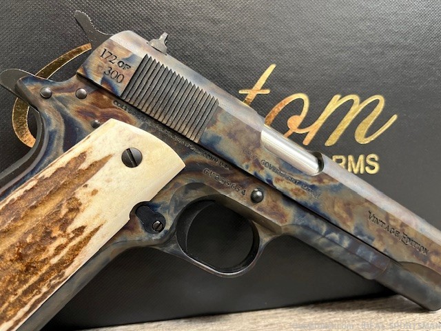 COLT 1911 45 ACP VINTAGE CASE HARDENED #172 OF 300 LIMITED EDITION RARE NEW-img-7