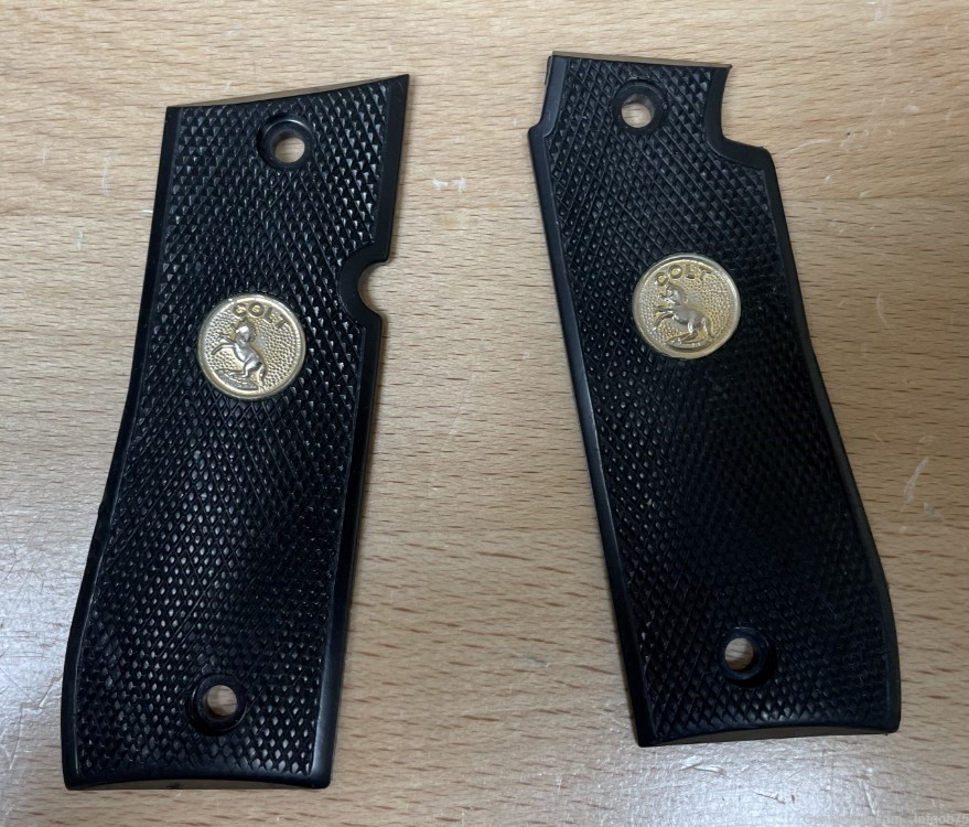 Colt Government 380 Grip Panels OEM, Good Condition-img-0