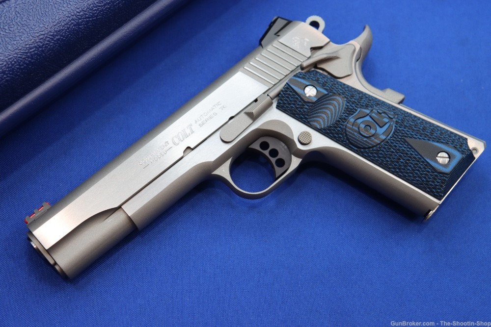 Colt Competition Model 1911 Pistol 45ACP Series 70 G10 GRIPS National Match-img-1