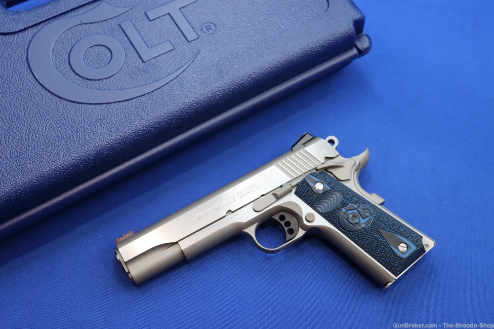 Colt Competition Model 1911 Pistol 45ACP Series 70 G10 GRIPS National Match-img-0