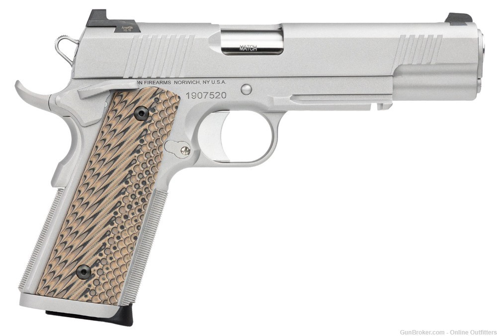 Dan Wesson 1911 Specialist 10mm 5" 8+1 Stainless 01815 Semi Auto G10 Grips-img-0