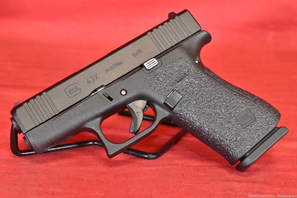Glock 43X 9mm 3.4" 15rd Shield Arms Mag Talon Tape G43X 43X-43X-img-2