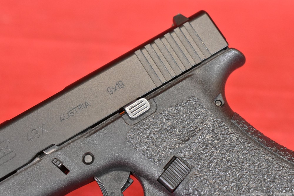 Glock 43X 9mm 3.4" 15rd Shield Arms Mag Talon Tape G43X 43X-43X-img-8