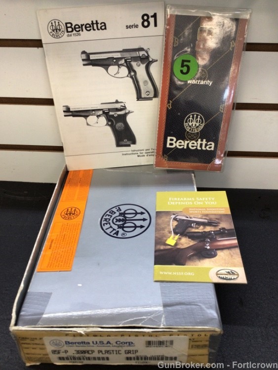 Beretta 85F .380 Pistol, Boxes, 2 Mags, Papers, NICE!-img-1