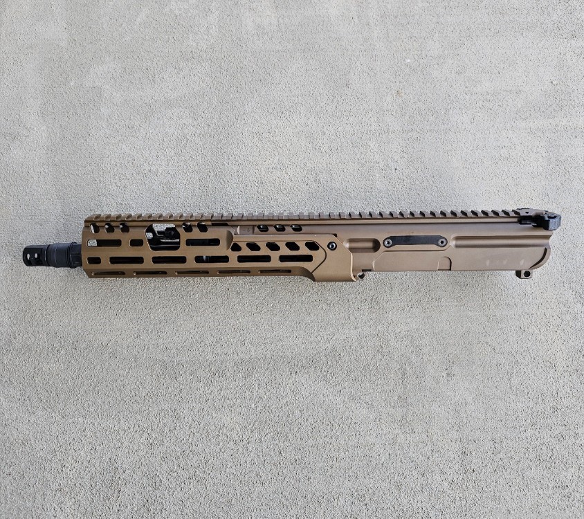 Like New SIG Spear LT 11.5" Upper Receiver 7.62x39 in FDE-img-1