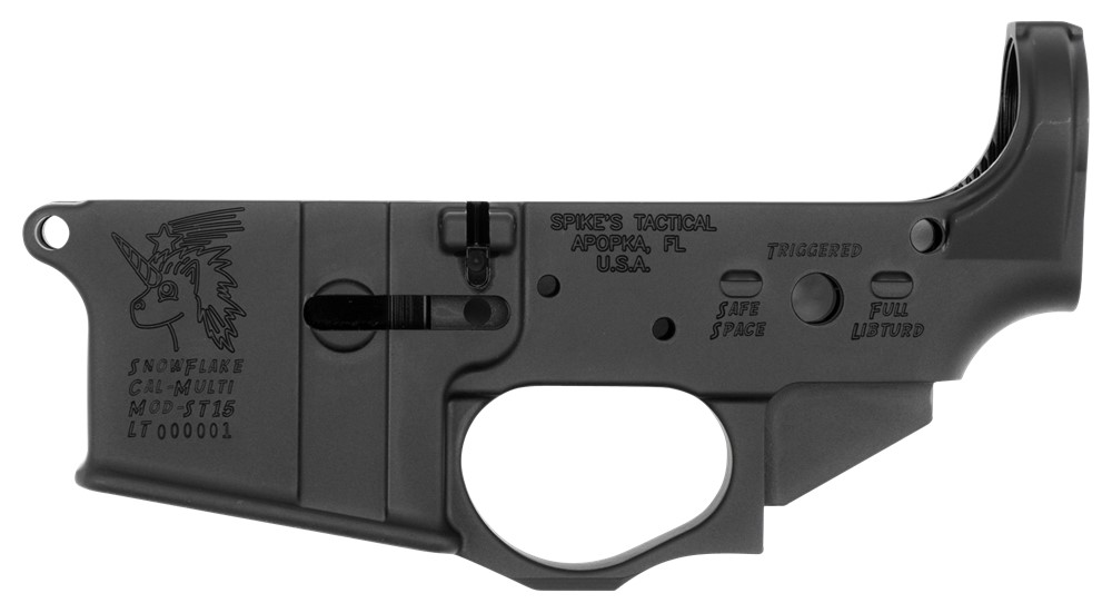 Spikes Snowflake Stripped Lower Receiver for AR-15-img-0
