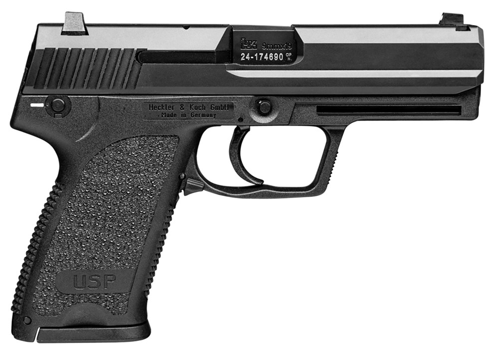 HK USP V7 9mm Luger Pistol 4.25 Black 81000311-img-0