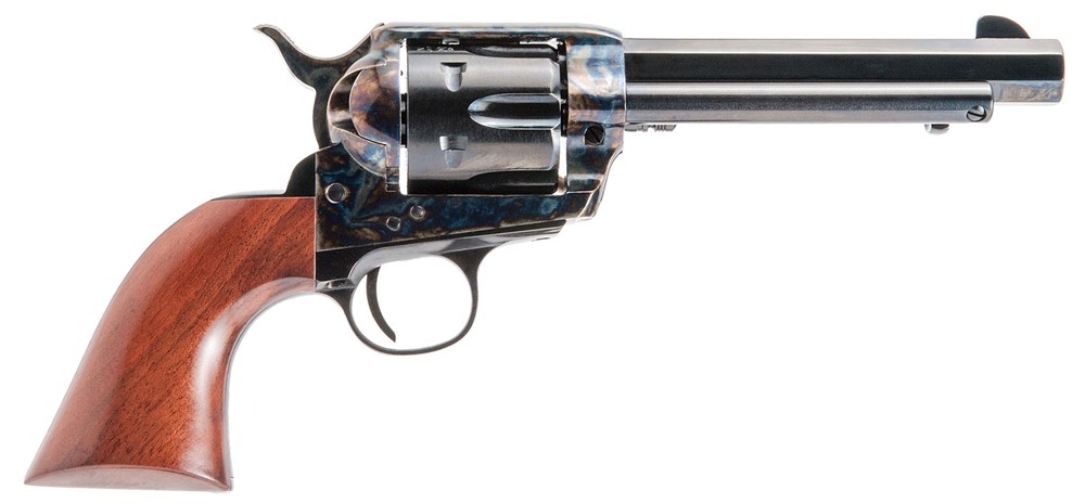 Cimarron El Malo Pre-War 1896-1940 45 Colt (LC) Revolver, 5.50 6+1 Blued-img-0