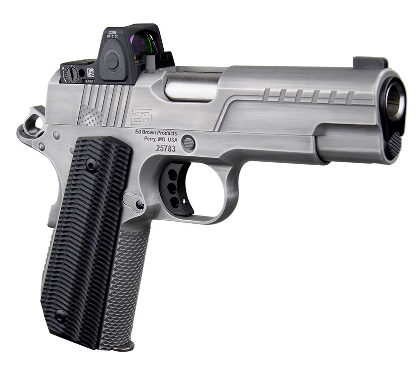 Ed Brown FX2 45 ACP Pistol 4.25 SS Trijicon RMRcc Sight FX2SS-img-0