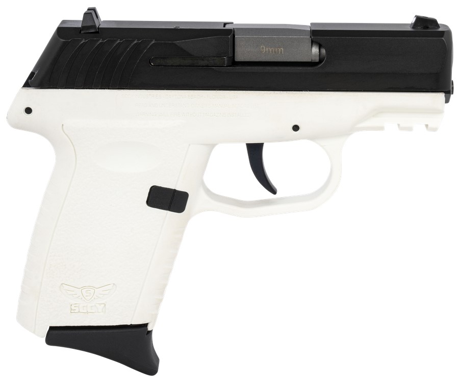 SCCY Industries CPX-2 Gen3 9mm Luger 3.10 Pistol White/Black-img-0