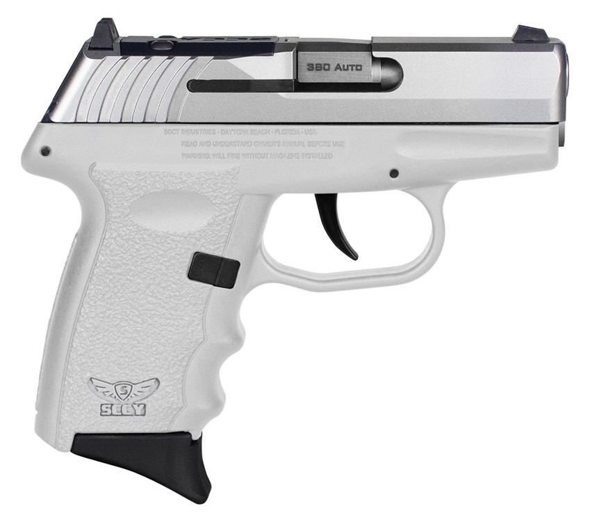 SCCY Industries CPX-3 Red Dot Ready 380 ACP Pistol 2.96 White CPX3TTWTRDRG3-img-0