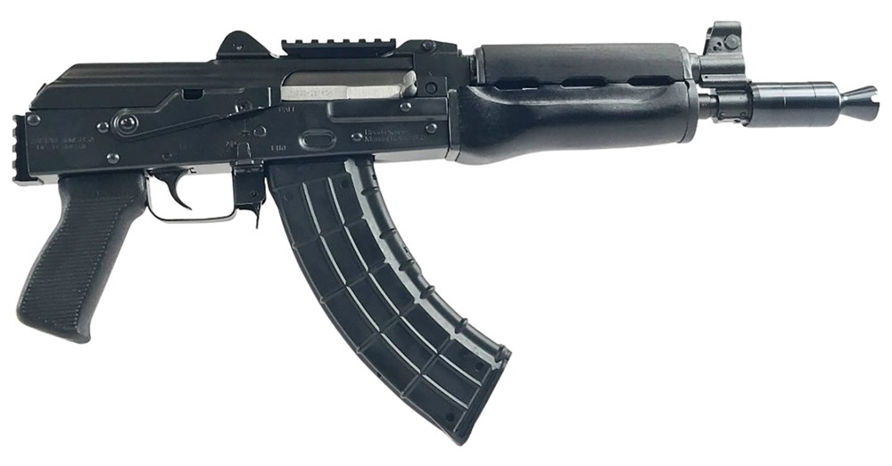 Zastava Arms ZPAP92, AK-style pistol, 7.62X39, 10 Chrome-lined barrel, Blue-img-0