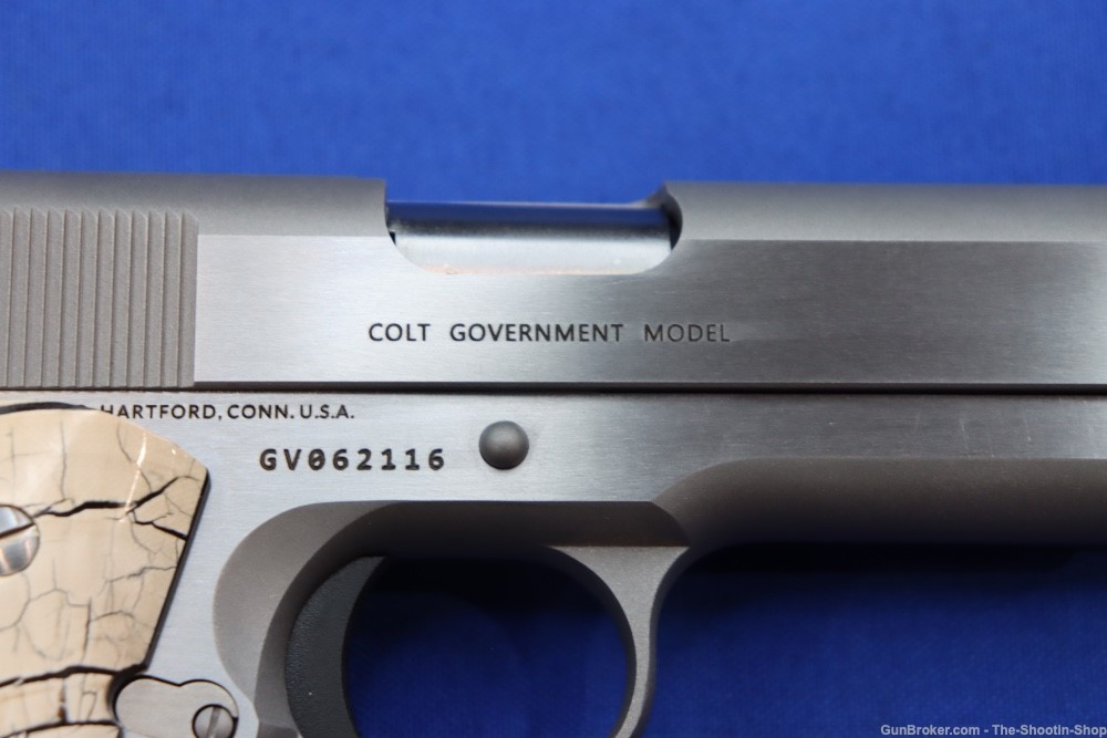 Colt Government Model 1911 Pistol 38 SUPER IVORY GRIPS 5" National Match SS-img-10