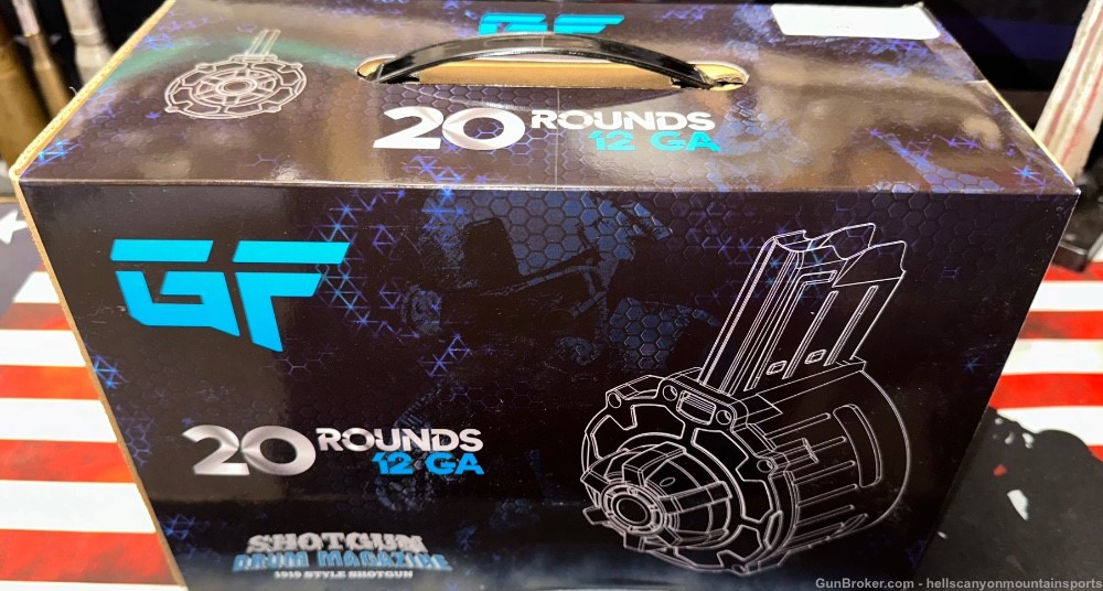 GForce 20 Round 12 Gauge Semi-Automatic Shotgun Magazine Drum -img-0