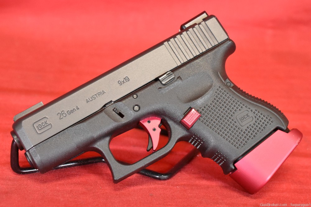 Glock 26 Gen 4 TruGlo TFX Sights Hyve Trigger & Magazine Release G26 26-26-img-2
