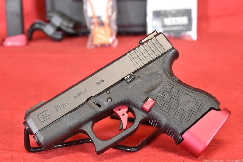 Glock 26 Gen 4 TruGlo TFX Sights Hyve Trigger & Magazine Release G26 26-26-img-1