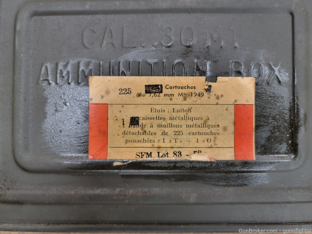WW11 US D-Day 30 Cal Ammo can -img-3