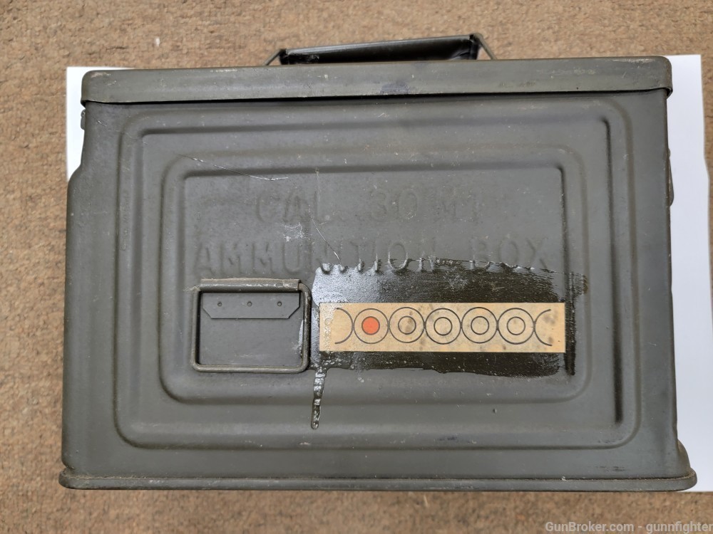 WW11 US D-Day 30 Cal Ammo can -img-1