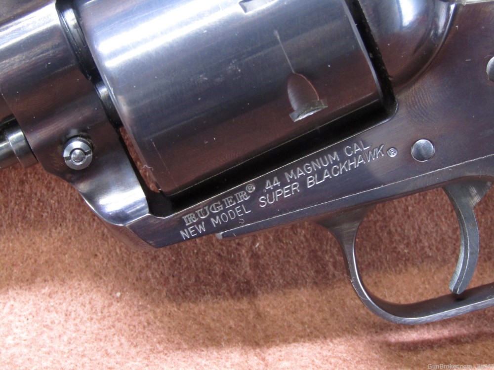 Ruger New Model Super Blackhawk 44 Mag 6 Shot Single Action Revolver 1975-img-11