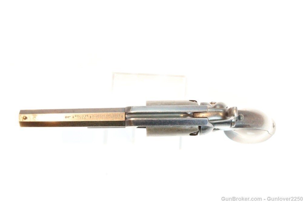 Colt 1855 'Root Model 2' Sidehammer Pocket Revolver -img-15