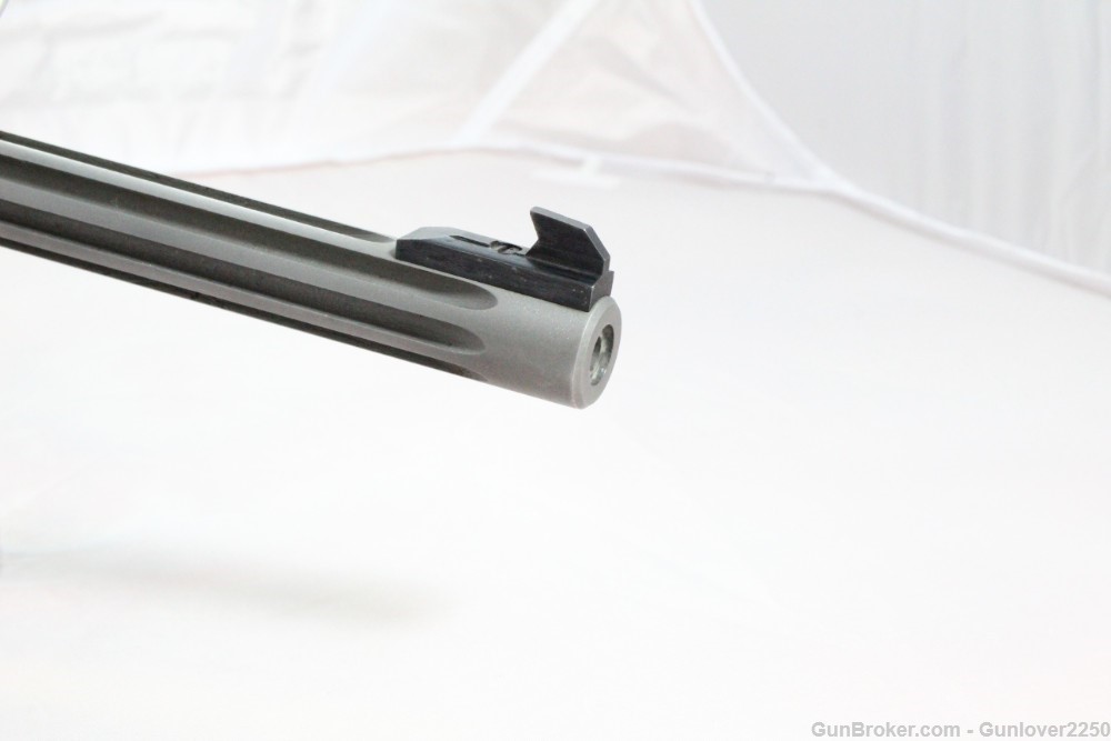 Ruger Mark II Target Stainless with 10” Custom Fluted Bull Barrel-img-5