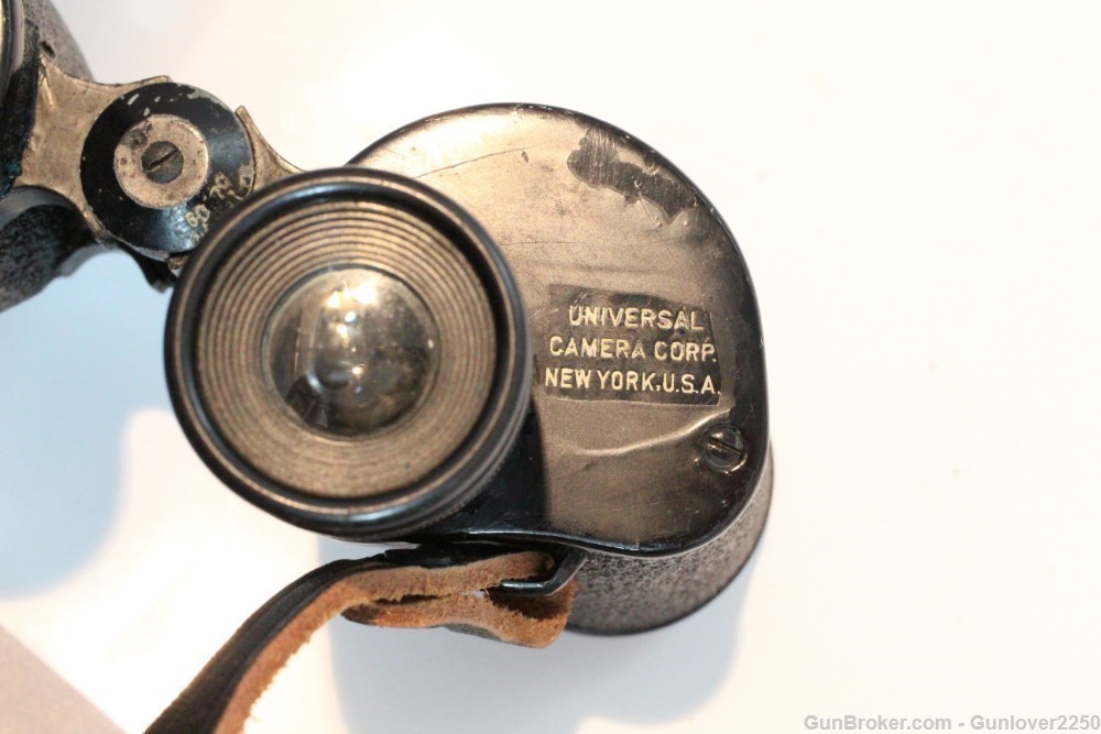 Universal Camera Corporation 6x30 USMC WWII Binoculars w/ Leather Case-img-4