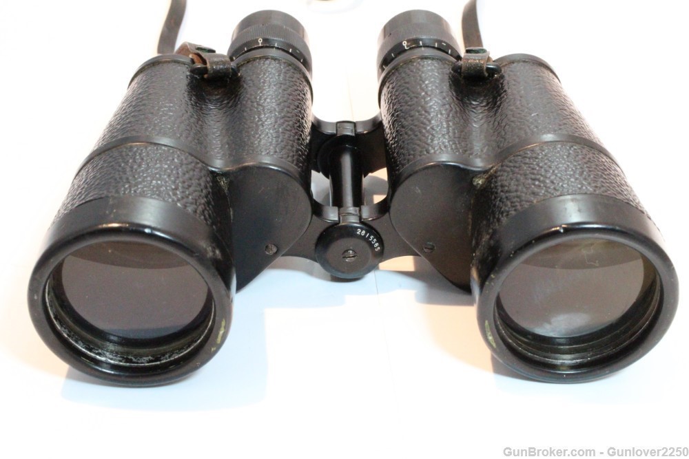 Carl Zeiss Jena 7x50 Binoctar binoculars w/ Leather Case Mint!-img-5