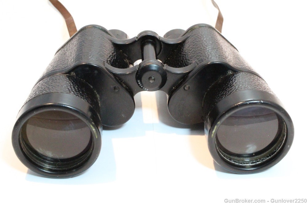 Carl Zeiss Jena 7x50 Binoctar binoculars w/ Leather Case Mint!-img-4