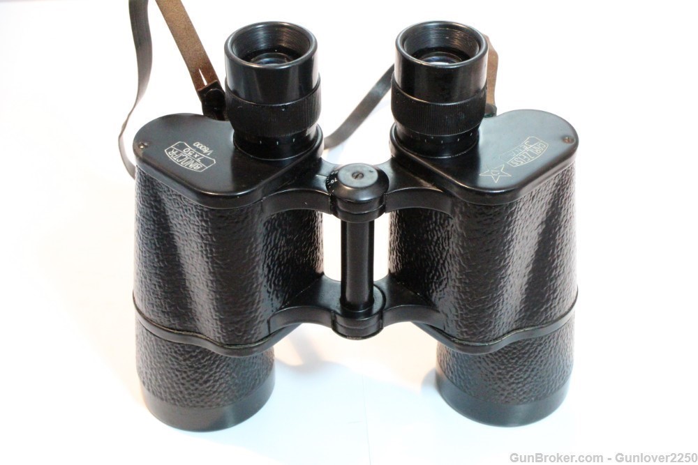 Carl Zeiss Jena 7x50 Binoctar binoculars w/ Leather Case Mint!-img-0