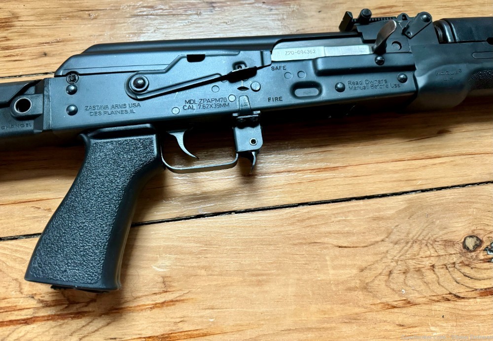 Zastava M70 ZPAP - 7.62x39 Rifle - EXCELLENT CONDITION -img-2