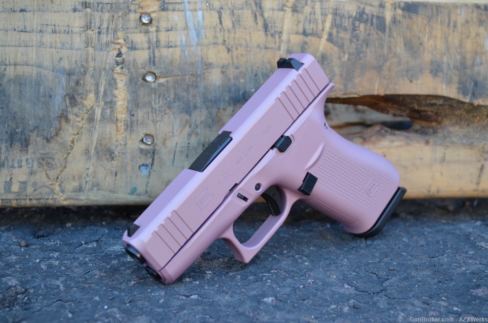 Glock 43X 9mm X-Werks Champagne Pink 43 X New 2-10rd-img-0