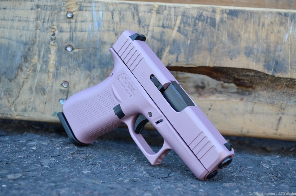 Glock 43X 9mm X-Werks Champagne Pink 43 X New 2-10rd-img-1