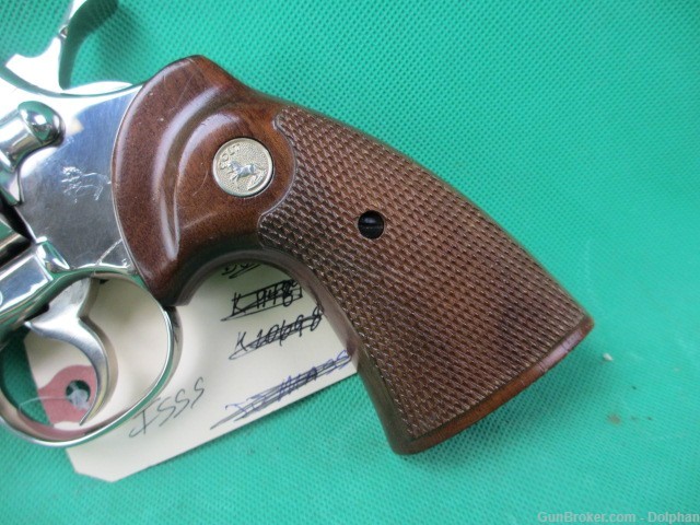 Colt Python 6" Nickel .357 Magnum Revolver-img-1