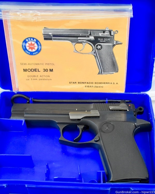 Star model 30M1 semi auto 9MM Luger in box with manual-img-15