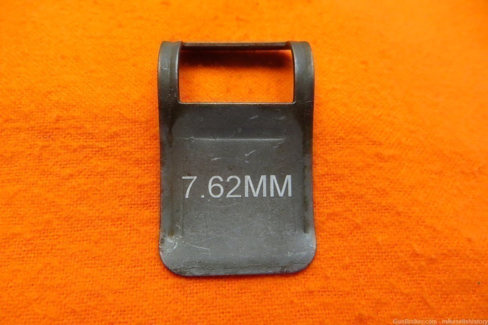 M1 Rifle - Rear Sight Cover - engraved 7.62MM  (4373)-img-0