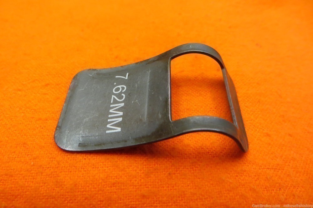 M1 Rifle - Rear Sight Cover - engraved 7.62MM  (4373)-img-2